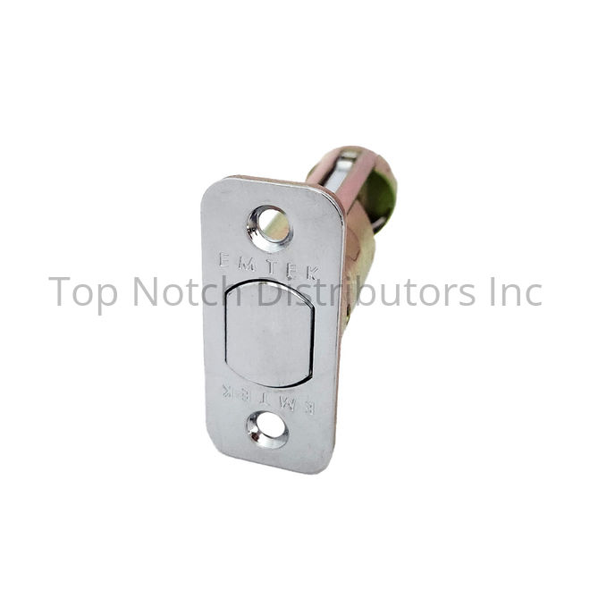 LC4-DBLCH237R-US26 2.37 in. Backset Radius Deadbolt Latch, Polished Chrome