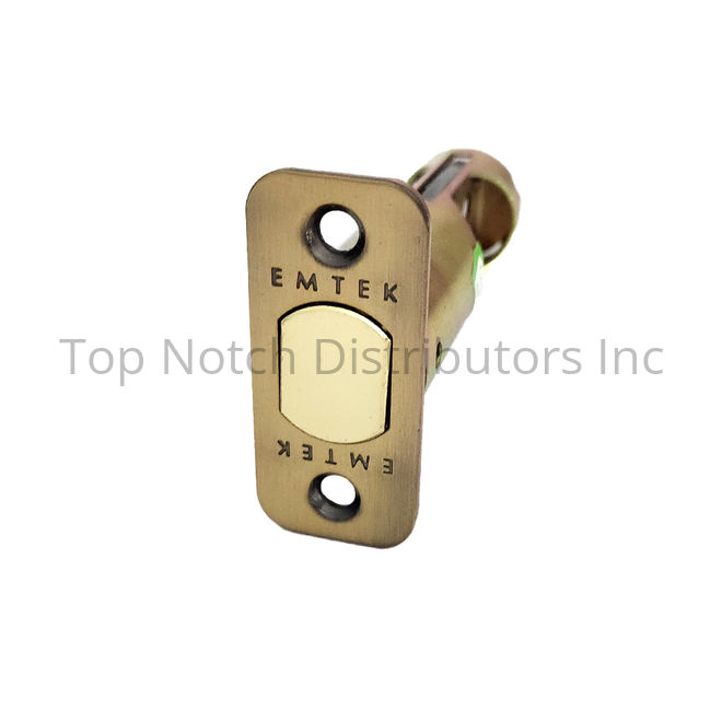 LC4-DBLCH237R-US7 2.37 in. Backset Radius Deadbolt Latch, French Antique Brass