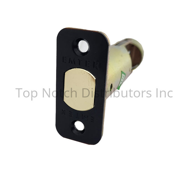 LC4-DBLCH275R-US19 2.75 in. Backset Radius Deadbolt Latch, Flat Black