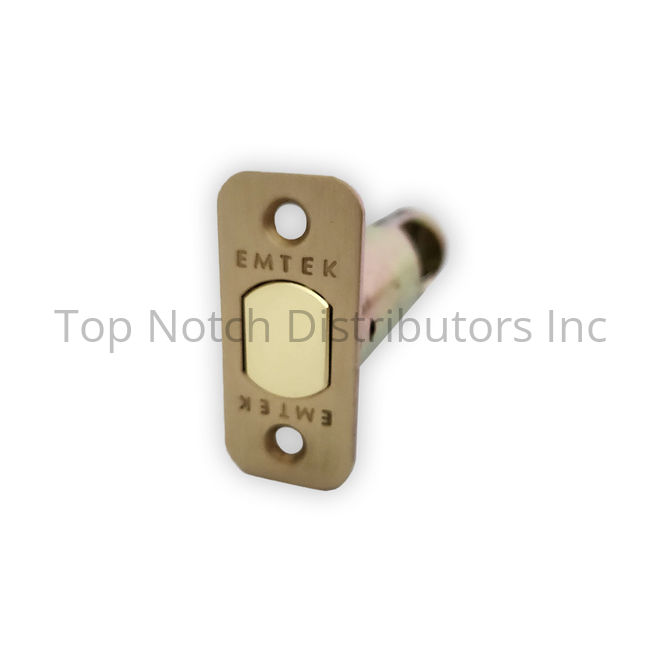 LC4-DBLCH275R-US4 2.75 in. Backset Radius Deadbolt Latch, Satin Brass
