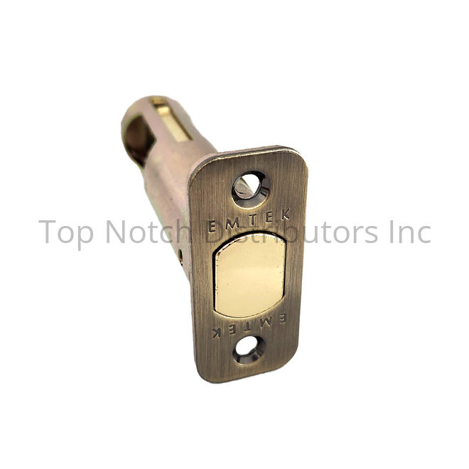 LC4-DBLCH275R-US7 2.75 in. Backset Radius Deadbolt Latch, French Antique Brass