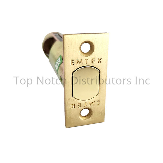 LC4-DBLCH275-SB 2.75 in. Backset Square Deadbolt Latch, Satin Brass