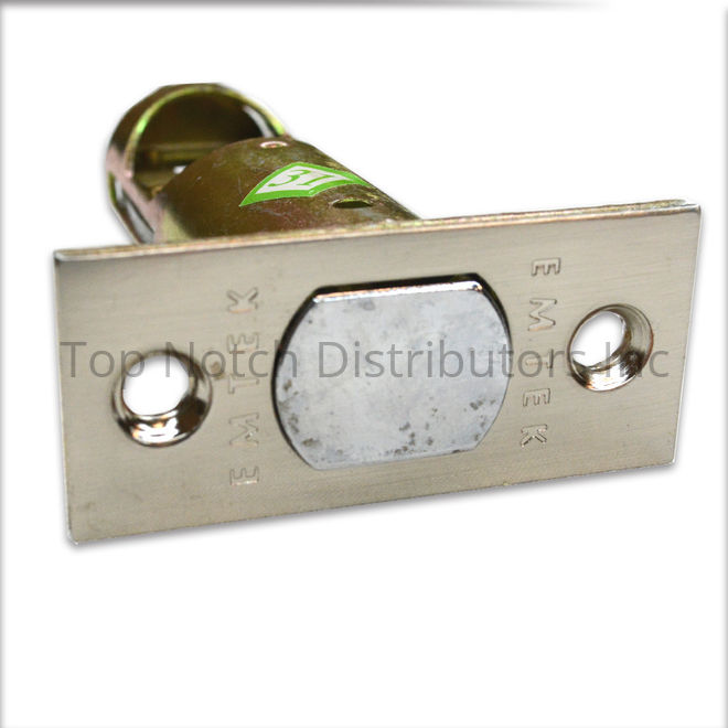 LC4-DBLTCH237-US15 2.37 in. Backset Square Deadbolt Latch, Satin Nickel