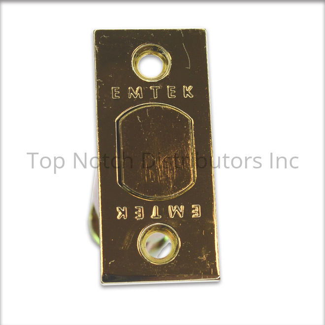 LC4-DBLTCH237-US3 2.37 in. Backset Square Deadbolt Latch, Polished Brass