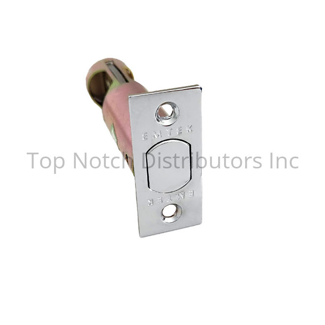 LC4-DBLTCH275-US26 2.75 in. Backset Square Deadbolt Latch, Polished Chrome