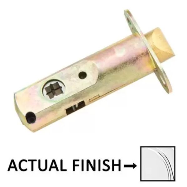 LC4-PAS28B275-C 28 Deg Chrome Passage Latch with 2.75 in. Backset Less Faceplate