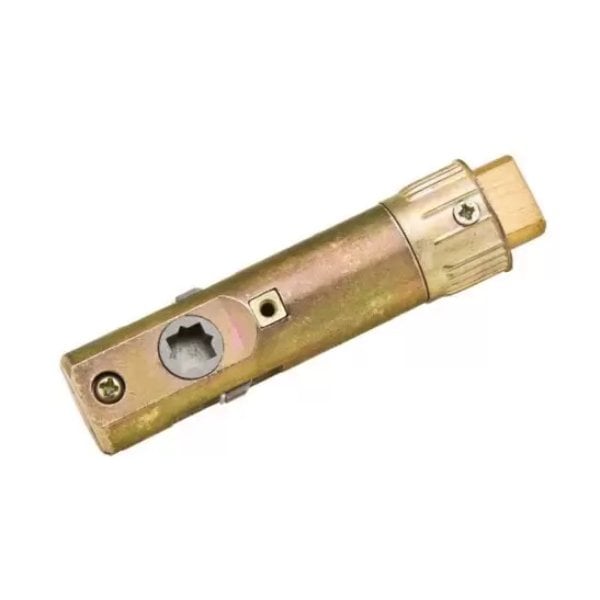 LC4-PASDV2375-B 2.37 in. Backset Passage Drive-in Latch, Brass
