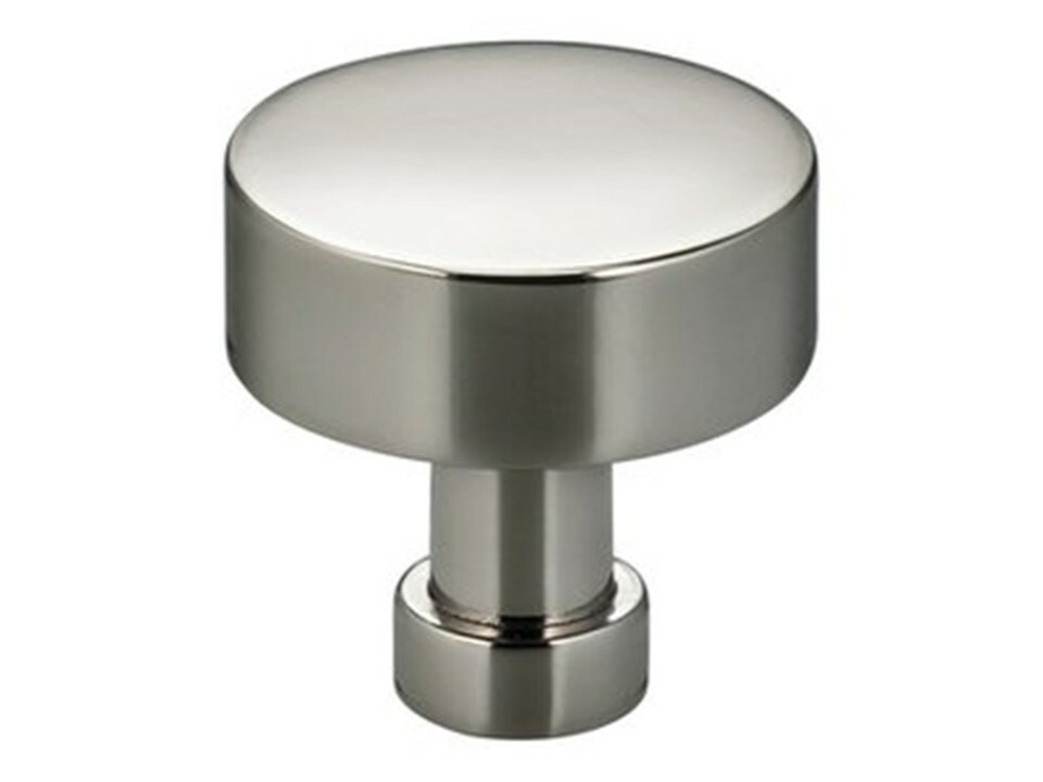 9035-32.26 1.25 in. Dia. Round Cabinet Knob, Bright Chrome
