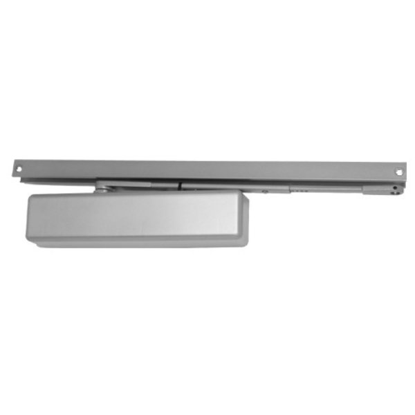 LCN 1460TBUMPAL Adjustable 1-6 Track Closer with Bumper & SRT Screws, Aluminum