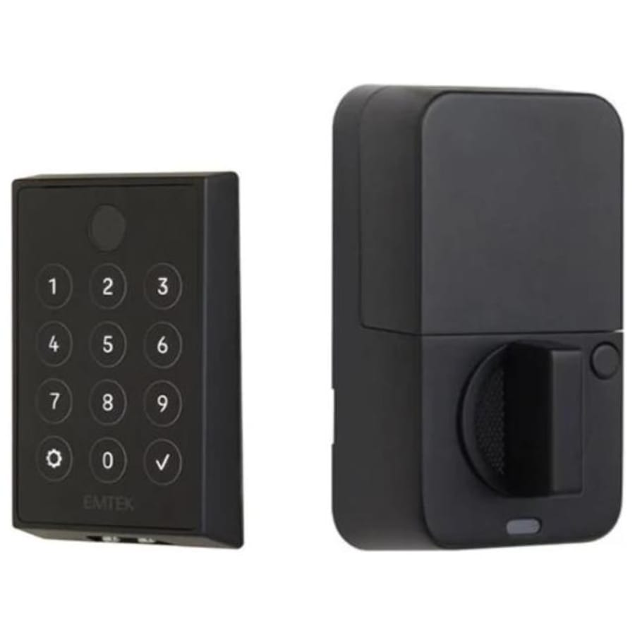 EMP21211US19 Empowered 2 Touch Key Free Deadbolt with Bluetooth & Wi-Fi for 1.75 To 2 in. Door - Flat Black Finish