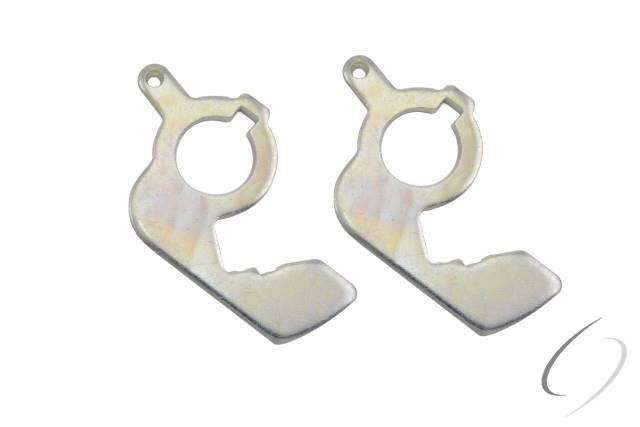 090044 Stainless Steel Dogging Hooks, Silver - Pack of 2