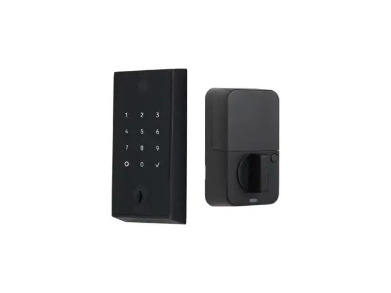 EMP22221US19 Empowered 2 Touch Keyed Deadbolt with Bluetooth for 1.75 in. to 2 in. Door, Flat Black