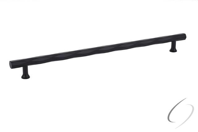 86491US19 12 in. Center to Center Tribeca Cabinet Pull, Flat Black
