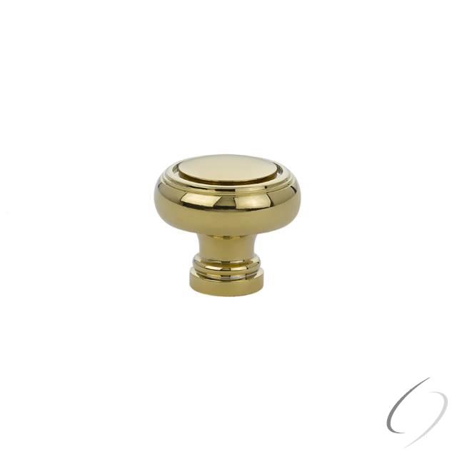 86610US3 1.25 in. Norwich Cabinet Knob, Bright Brass