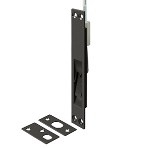 12EFB10B.BX2 12 in. Extension Flush Bolt Heavy Duty Solid Brass - Box of 2 - Oil Rubbed Bronze