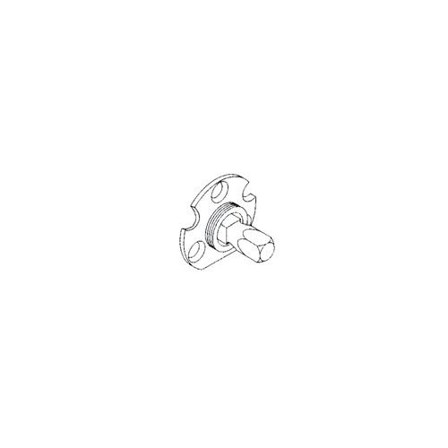 Picture of Baldwin 5098004N Half Dummy Backplate for Threaded Roses