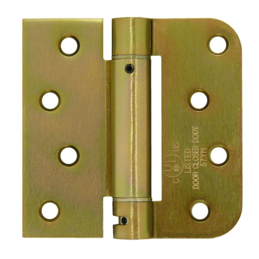 DSH4R5TT4 4 x 4 x 0.62 in. Spring Hinge Benchmark Steel-US4