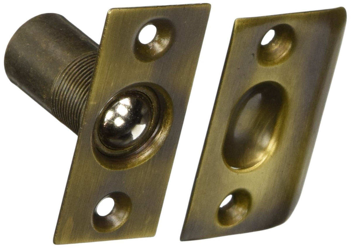 BC218U5 Ball Catch Square Corner Solid Brass-US5