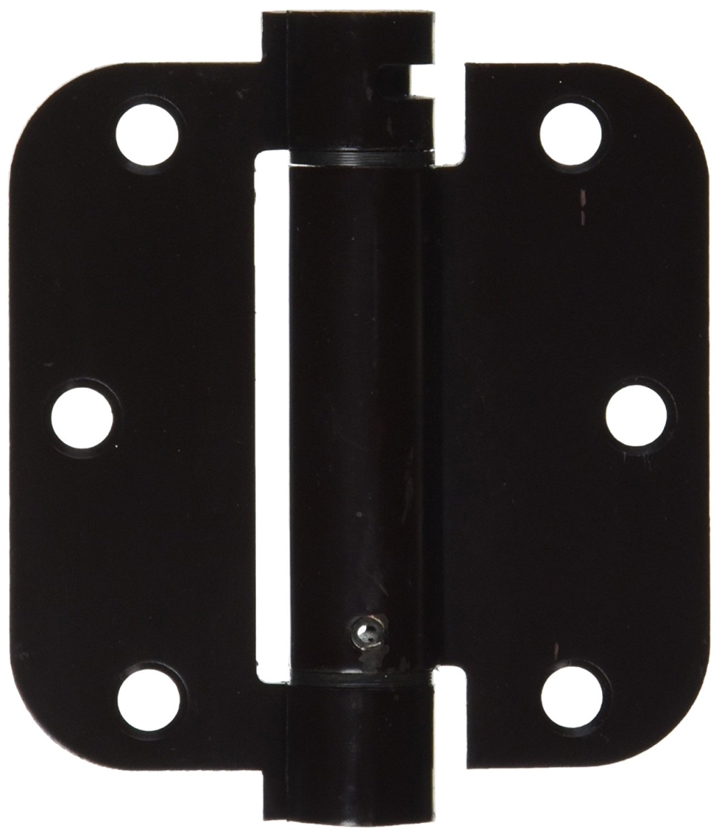 3.5 x 3.5 x 0.62 in. Spring Hinge Steel - Oil Rubbed Bronze