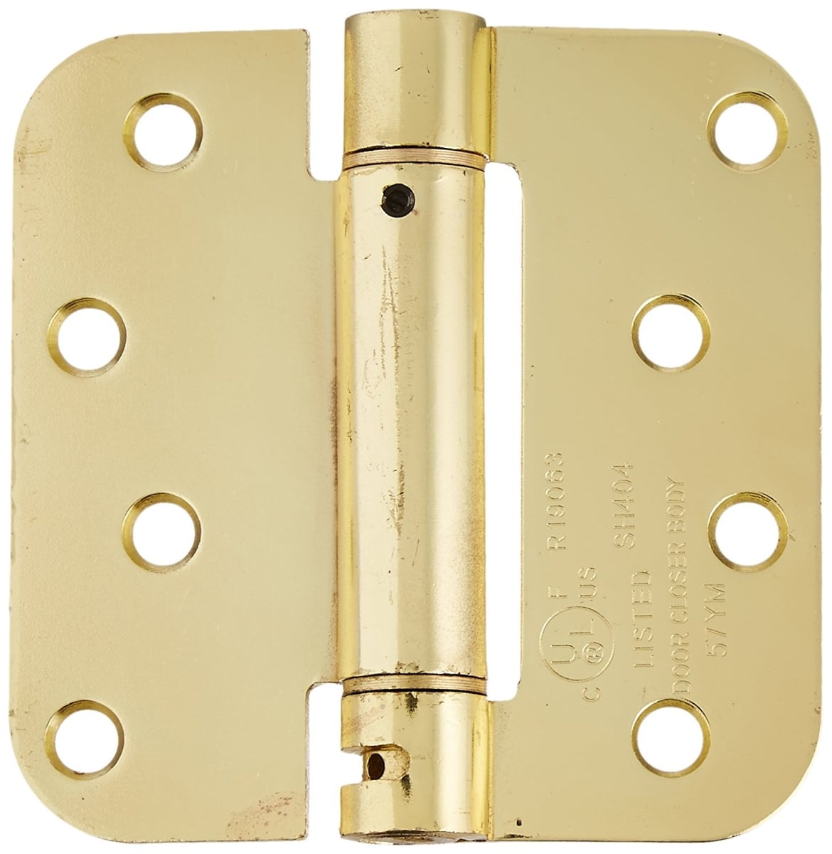 DSH4R53-4 4 x 4 x 0.62 in. Spring Hinge Steel-US3