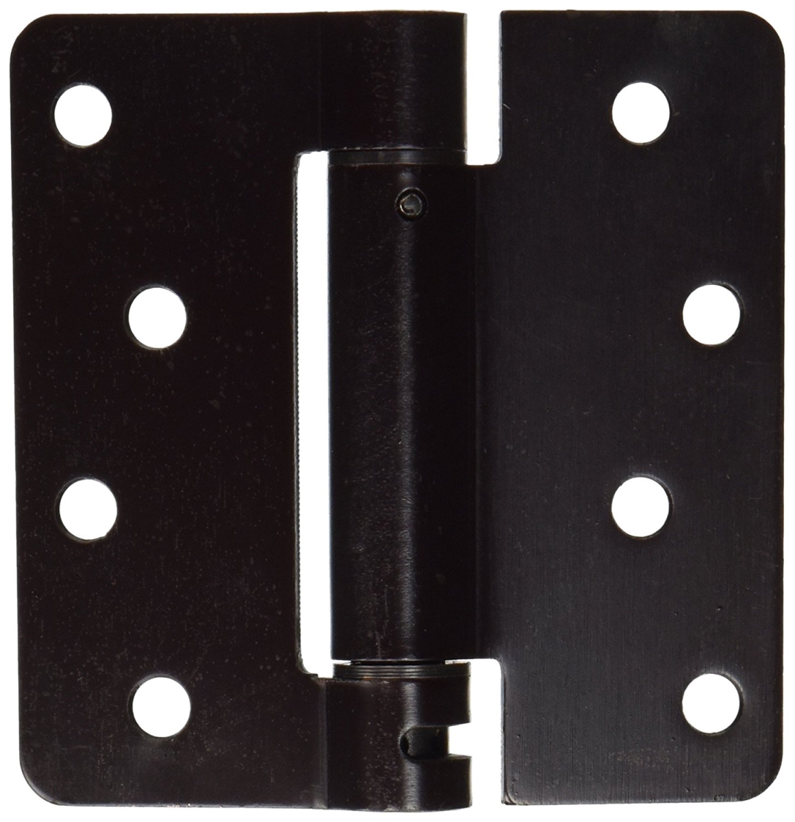 4 x 4 x 0.25 in. Spring Hinge Steel - Oil Rubbed Bronze