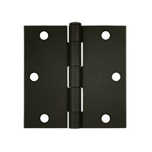 3.5 x 3.5 in. Square Right Hand Hinge Steel - Oil Rubbed Bronze