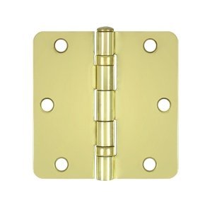 3.5 x 3.5 x 0.25 in. Radius Hinge Steel-US3
