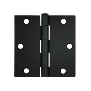 S35U1B-R 3.5 x 3.5 x 0.25 in. Radius Square Hinge Steel
