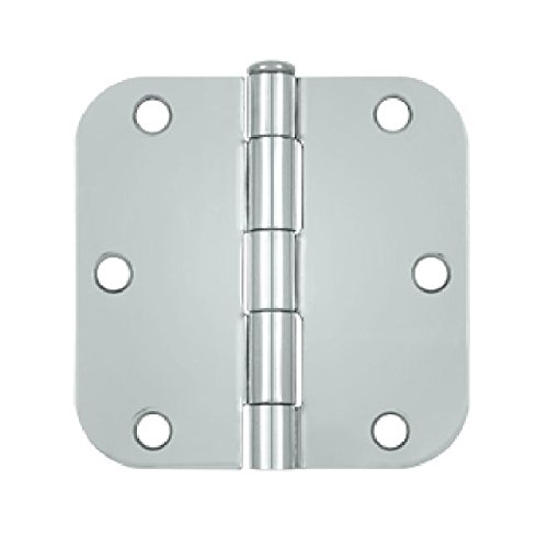 3.5 x 3.5 x 0.62 in. Radius Hinge Residential Thickness Steel-US26