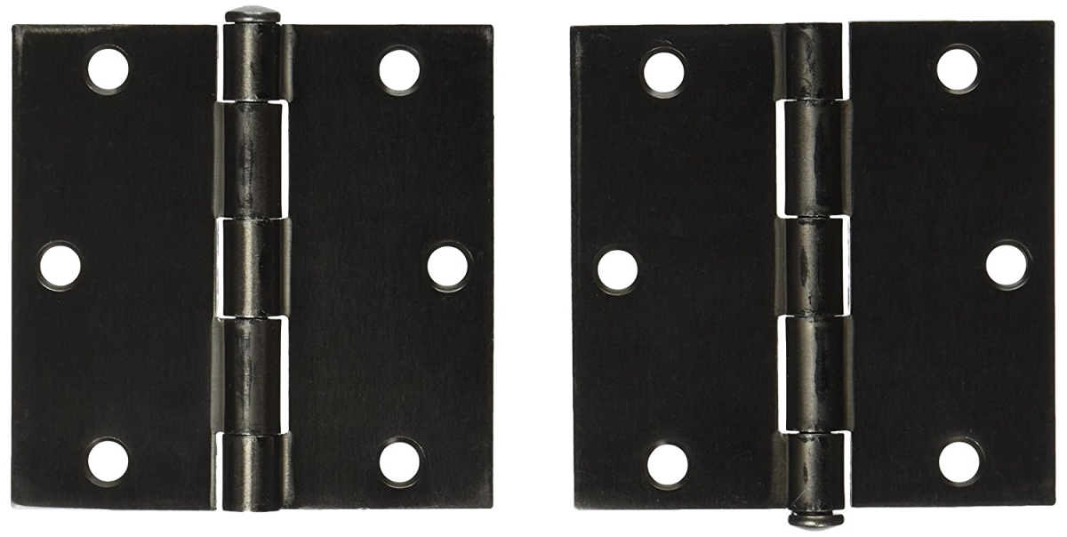 3.5 x 3.5 in. Square Hinge Steel-15A-R