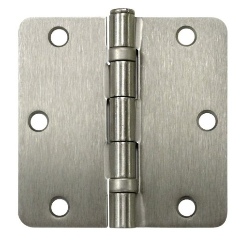 3.5 x 3.5 x 0.25 in. Radius Hinge Steel-US26
