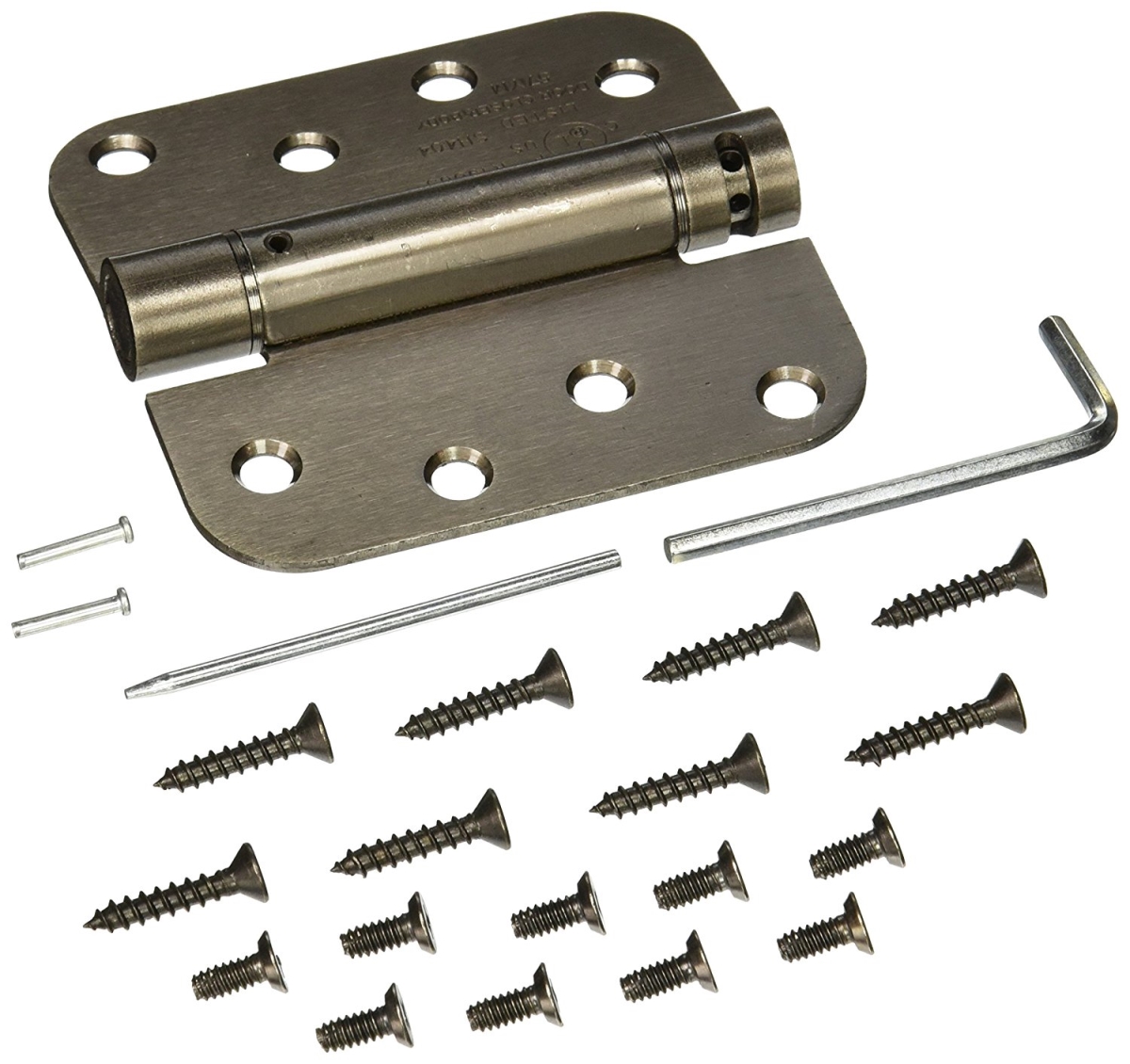 DSH4R515A 4 x 4 x 0.62 in. Spring Hinge Steel-US15A
