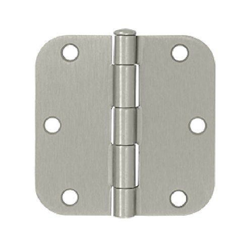 3.5 x 3.5 x 0.62 in. Radius Hinge with Ball Tips Steel-US15