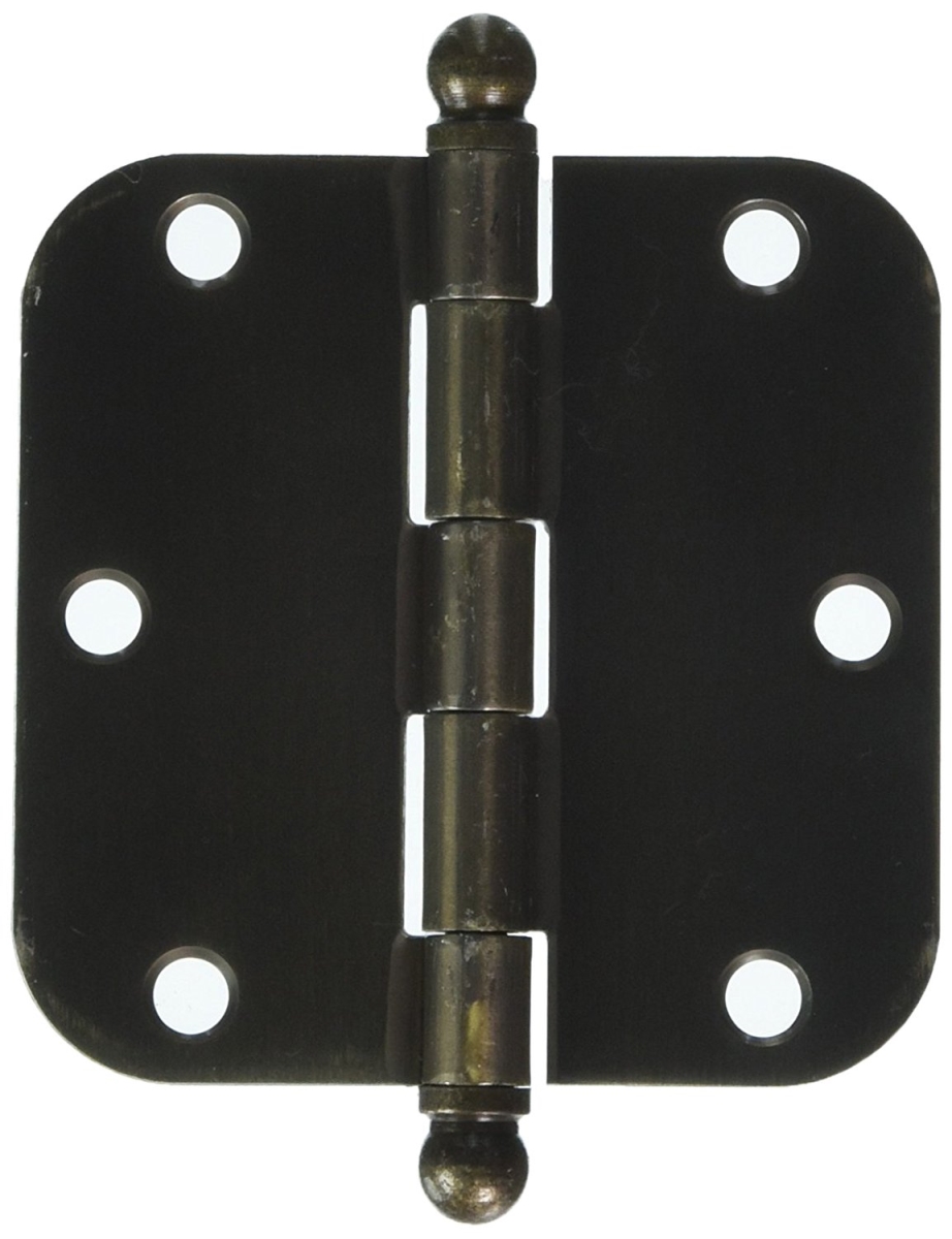 3.5 x 3.5 x 0.62 in. Radius Hinge with Ball Tips Steel-US5