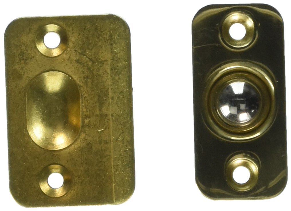 BC218RU3 Ball Catch Round Corner Solid Brass-US3