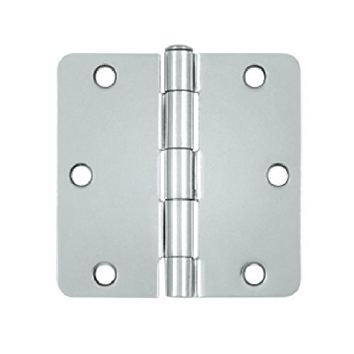 3.5 x 3.5 x 0.25 in. Radius Hinge Steel-US26