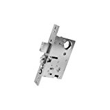 Picture of Baldwin 6320003LLS 2.5 in. Left Hand Lever Strength Lever Mortise Lock Backset Satin Less Cylinder