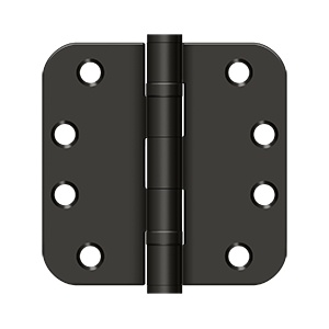 4 x 4 x 0.625 in. Radius Heavy Duty Hinge, Oil-Rubbed Bronze