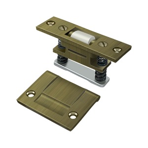 332 x 1 in Heavy Duty Brass Roller Catch44 Antique Brass