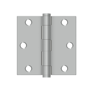 SS35U32D-R 3.5 x 3.5 in. Residential Square Stainless Steel Hinge