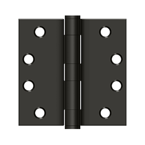4 x 4 x 0.625 in. Radius Hinge, Oil-Rubbed Bronze