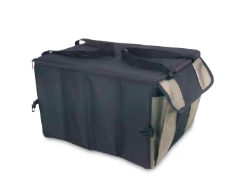 16 x 22 in. Car Trunk Backseat Organizer Bag - Black