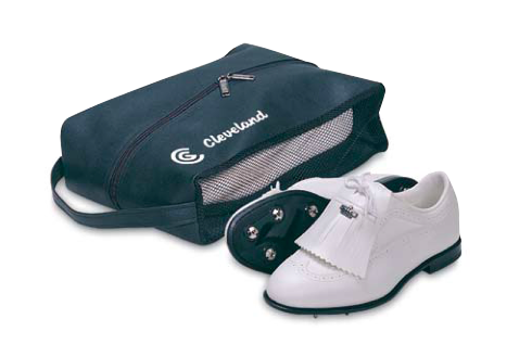 13 x 10 x 3.25 in. Golf Shoe Bag - Black