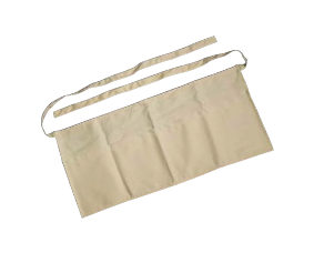 Picture of T-A Premium 08-879 27 x 12 in. Half-Waist Apron - Natural or Red