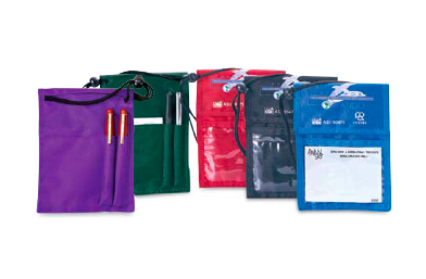 5.25 x 7 in. Convention Neck Wallet - Assorted Color
