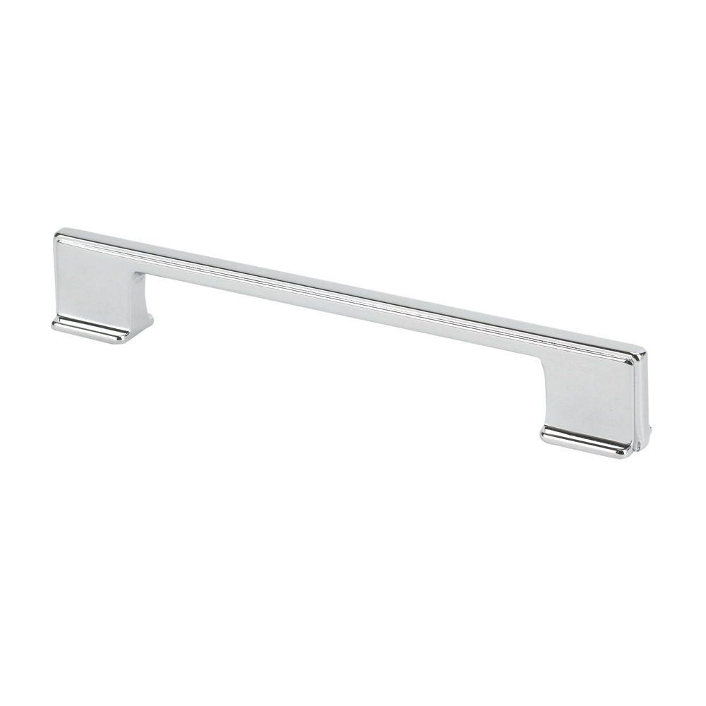 8-103216012840 Thin Square Cabinet Pull Handle, Chrome
