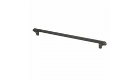 320 mm Square Transitional Cabinet Pull, Dark Bronze