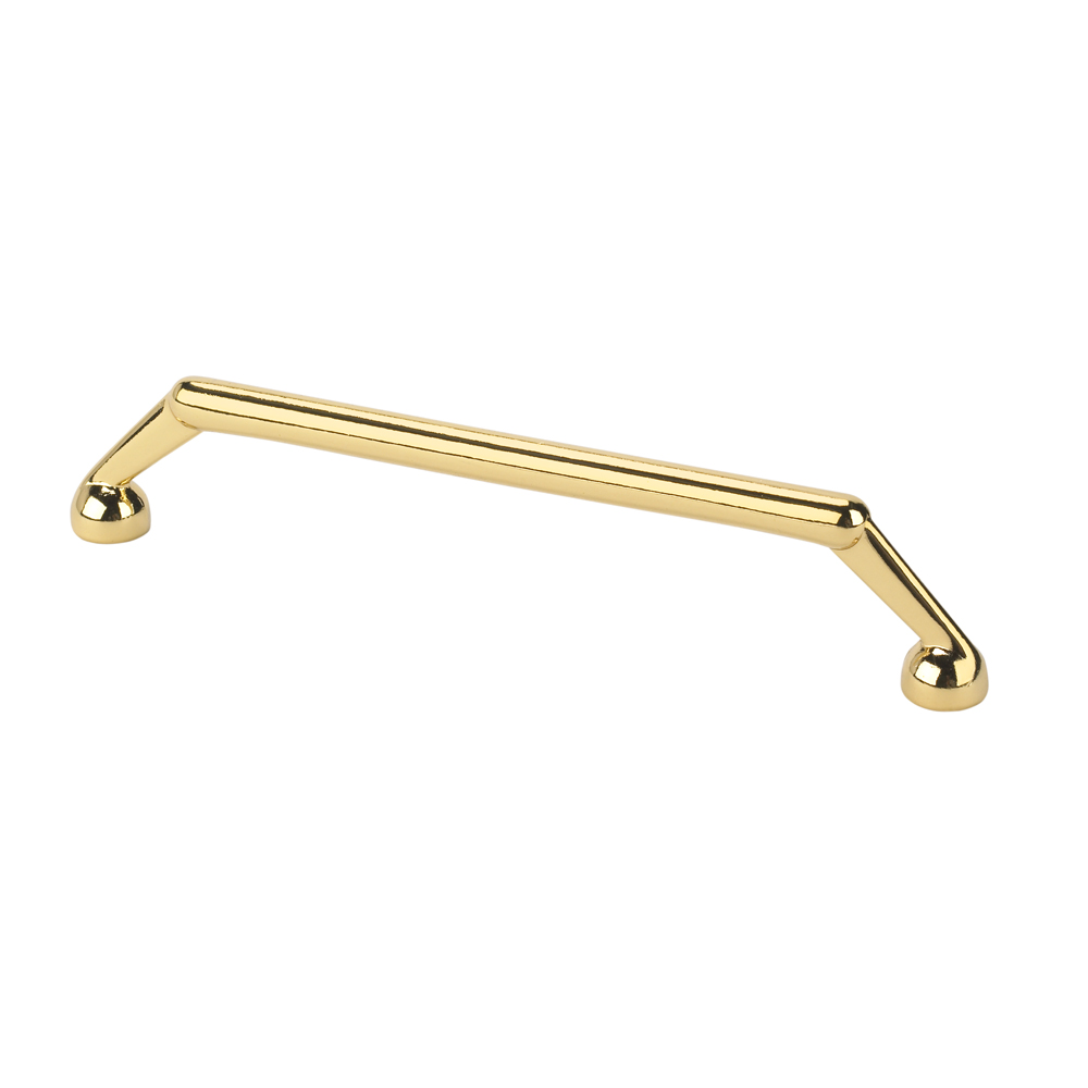 Thin Modern Pull Round Base, Gold