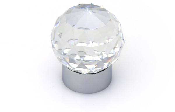 P9376CRL.30-001 Large Round Swarovski Crystal Knob