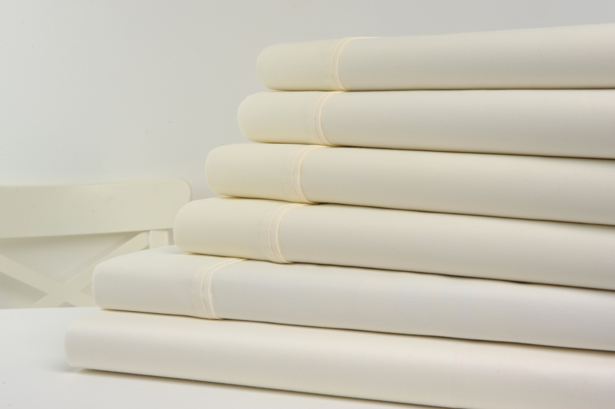 Luxury Sheet Set - Ivory - California King - 6 Piece - 1200 Thread Count